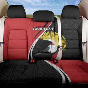 Afro Uganda Rugby Custom Back Car Seat Cover Go Cranes - African Pattern