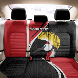 Afro Uganda Rugby Custom Back Car Seat Cover Go Cranes - African Pattern