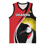 Afro Uganda Rugby Custom Basketball Jersey Go Cranes - African Pattern LT14
