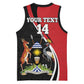 Afro Uganda Rugby Custom Basketball Jersey Go Cranes - African Pattern LT14