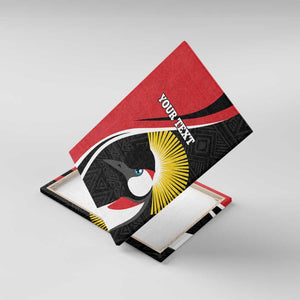 Afro Uganda Rugby Custom Canvas Wall Art Go Cranes - African Pattern