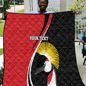 Afro Uganda Rugby Custom Quilt Go Cranes - African Pattern