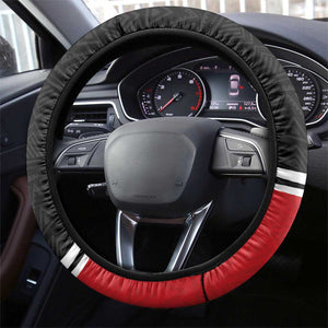 Afro Uganda Rugby Steering Wheel Cover Go Cranes - African Pattern