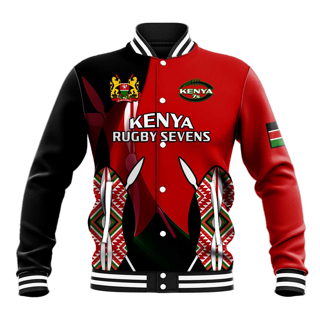 Custom Kenya Rugby Sevens Kenyan Sporty Version Baseball Jacket LT14