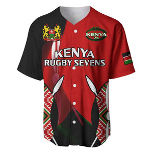 Custom Kenya Rugby Sevens Kenyan Sporty Version Baseball Jersey