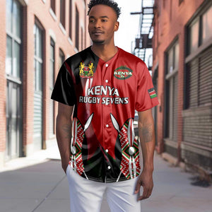 Custom Kenya Rugby Sevens Kenyan Sporty Version Baseball Jersey