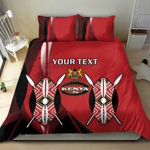 Custom Kenya Rugby Sevens Kenyan Sporty Version Bedding Set