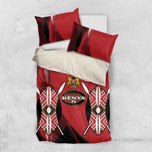 Custom Kenya Rugby Sevens Kenyan Sporty Version Bedding Set