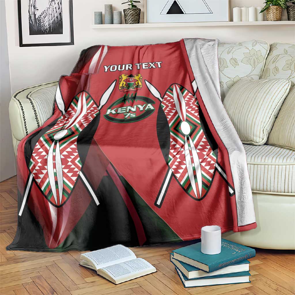 Custom Kenya Rugby Sevens Kenyan Sporty Version Blanket