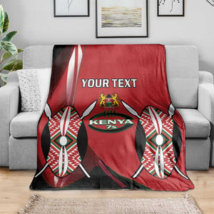 Custom Kenya Rugby Sevens Kenyan Sporty Version Blanket