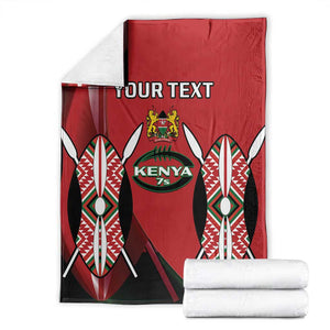 Custom Kenya Rugby Sevens Kenyan Sporty Version Blanket