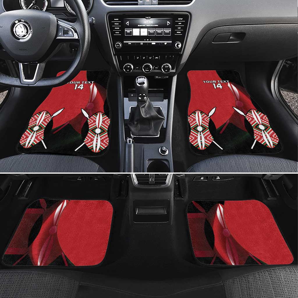 Custom Kenya Rugby Sevens Kenyan Sporty Version Car Mats