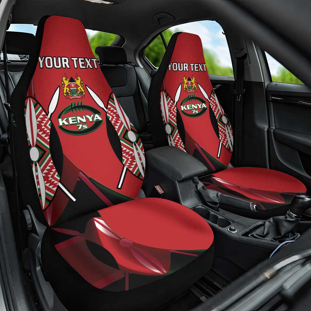 Custom Kenya Rugby Sevens Kenyan Sporty Version Car Seat Cover