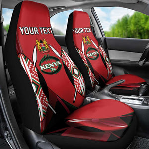 Custom Kenya Rugby Sevens Kenyan Sporty Version Car Seat Cover