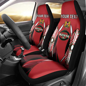 Custom Kenya Rugby Sevens Kenyan Sporty Version Car Seat Cover