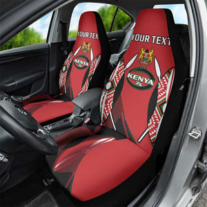 Custom Kenya Rugby Sevens Kenyan Sporty Version Car Seat Cover