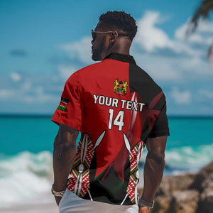 Custom Kenya Rugby Sevens Kenyan Sporty Version Hawaiian Shirt