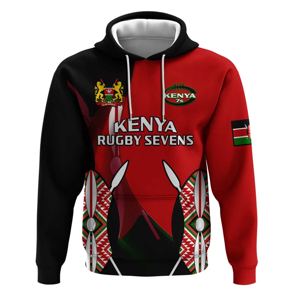 Custom Kenya Rugby Sevens Kenyan Sporty Version Hoodie