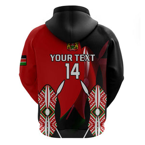 Custom Kenya Rugby Sevens Kenyan Sporty Version Hoodie