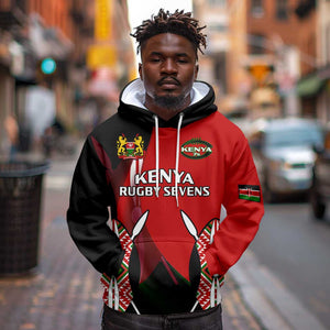 Custom Kenya Rugby Sevens Kenyan Sporty Version Hoodie