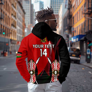 Custom Kenya Rugby Sevens Kenyan Sporty Version Hoodie