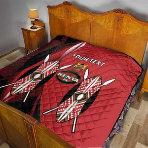 Custom Kenya Rugby Sevens Kenyan Sporty Version Quilt