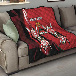 Custom Kenya Rugby Sevens Kenyan Sporty Version Quilt