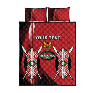 Custom Kenya Rugby Sevens Kenyan Sporty Version Quilt Bed Set