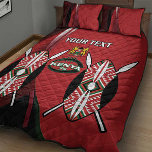 Custom Kenya Rugby Sevens Kenyan Sporty Version Quilt Bed Set