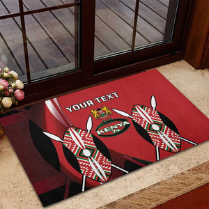 Custom Kenya Rugby Sevens Kenyan Sporty Version Rubber Doormat