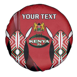 Custom Kenya Rugby Sevens Kenyan Sporty Version Spare Tire Cover