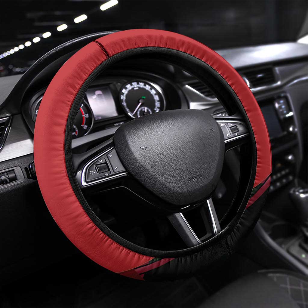 Kenya Rugby Sevens Kenyan Sporty Version Steering Wheel Cover