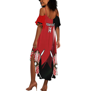 Custom Kenya Rugby Sevens Kenyan Sporty Version Summer Maxi Dress