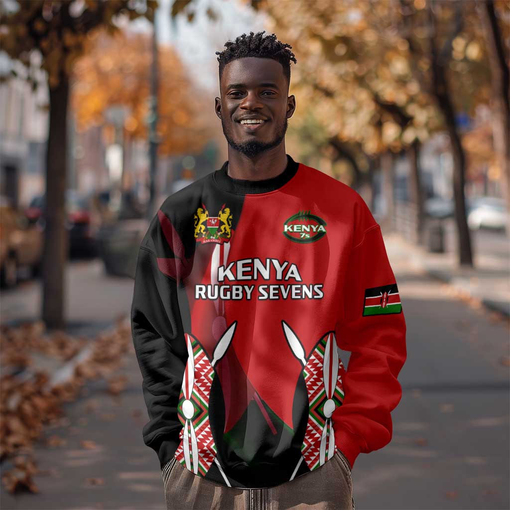 Custom Kenya Rugby Sevens Kenyan Sporty Version Sweatshirt