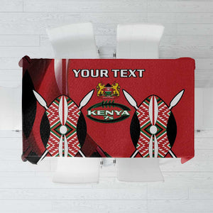 Custom Kenya Rugby Sevens Kenyan Sporty Version Tablecloth