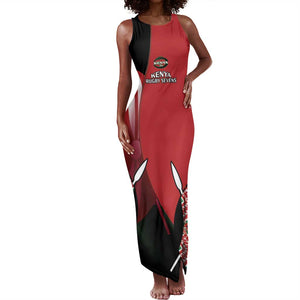 Custom Kenya Rugby Sevens Kenyan Sporty Version Tank Maxi Dress