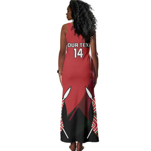 Custom Kenya Rugby Sevens Kenyan Sporty Version Tank Maxi Dress