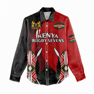 Custom Kenya Rugby Sevens Kenyan Sporty Version Women Casual Shirt