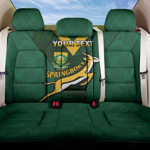 Custom South Africa Rugby Go Blitzboks Sevens Back Car Seat Cover