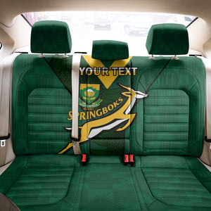 Custom South Africa Rugby Go Blitzboks Sevens Back Car Seat Cover