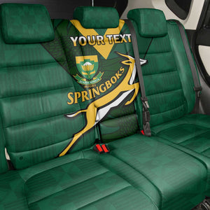 Custom South Africa Rugby Go Blitzboks Sevens Back Car Seat Cover