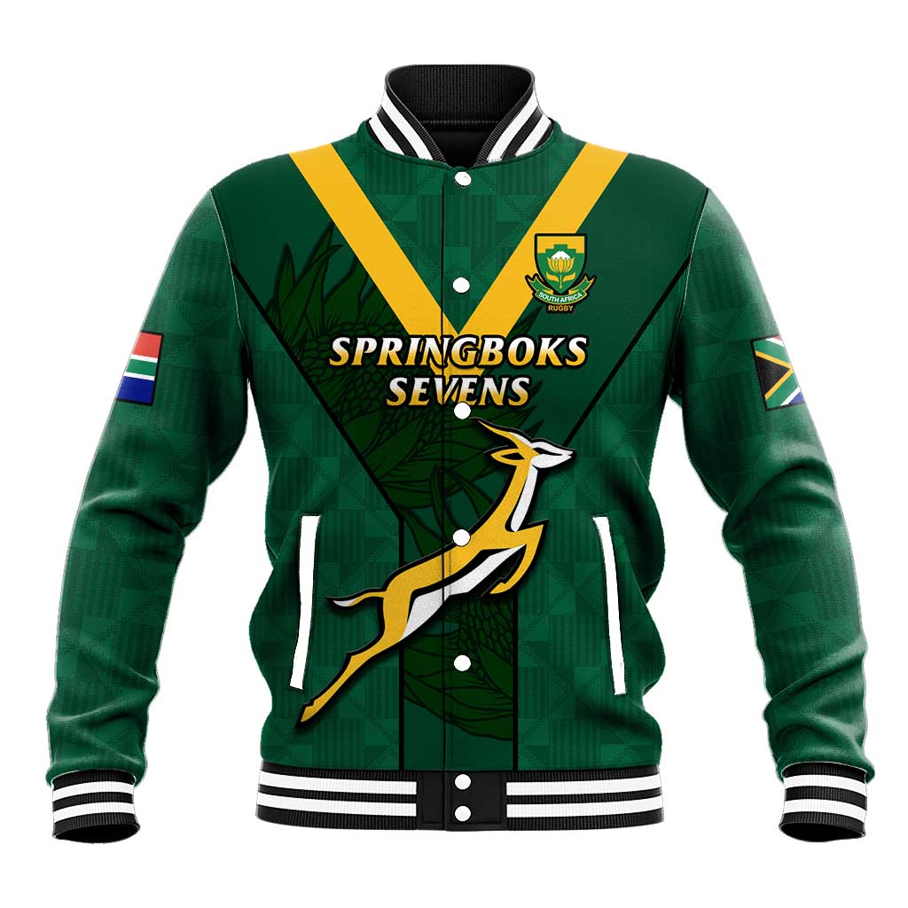 Custom South Africa Rugby Go Blitzboks Sevens Baseball Jacket LT14