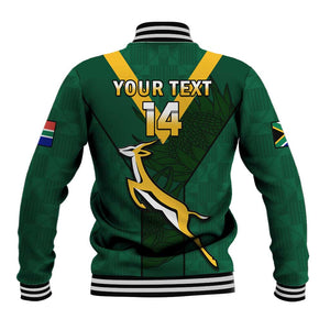 Custom South Africa Rugby Go Blitzboks Sevens Baseball Jacket LT14