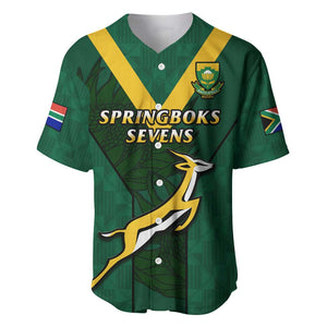 Custom South Africa Rugby Go Blitzboks Sevens Baseball Jersey