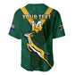 Custom South Africa Rugby Go Blitzboks Sevens Baseball Jersey