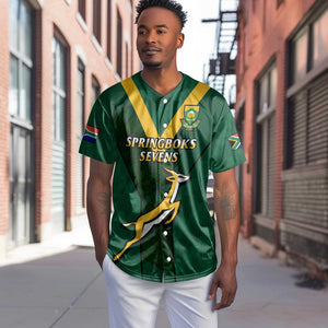 Custom South Africa Rugby Go Blitzboks Sevens Baseball Jersey