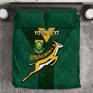 Custom South Africa Rugby Go Blitzboks Sevens Bedding Set