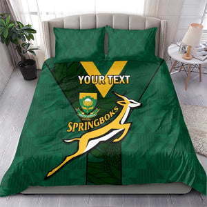 Custom South Africa Rugby Go Blitzboks Sevens Bedding Set