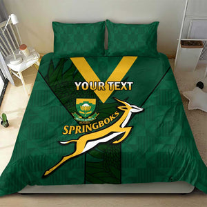 Custom South Africa Rugby Go Blitzboks Sevens Bedding Set