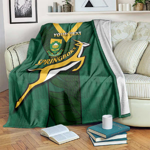 Custom South Africa Rugby Go Blitzboks Sevens Blanket